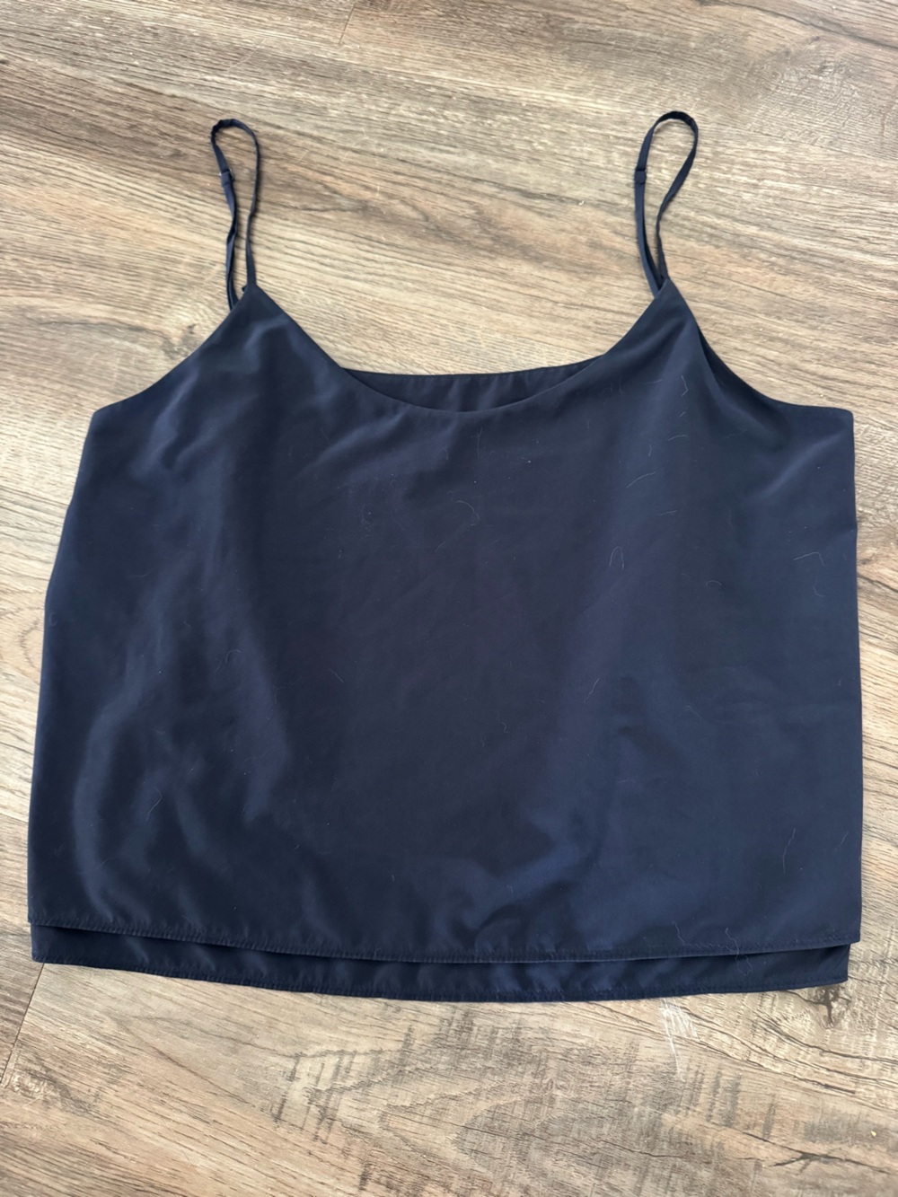 Athleta Black Slip Camisole with Adjustable Straps